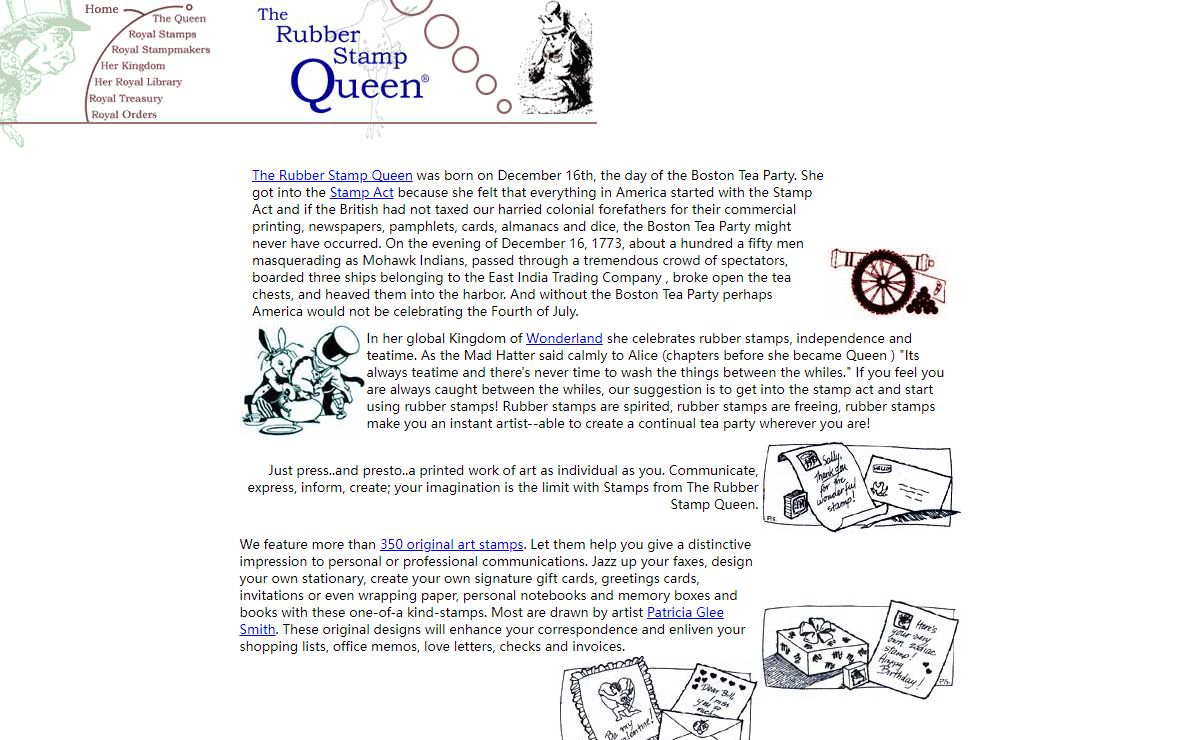 The Rubber Stamp Queen, fine art stamps for purchase