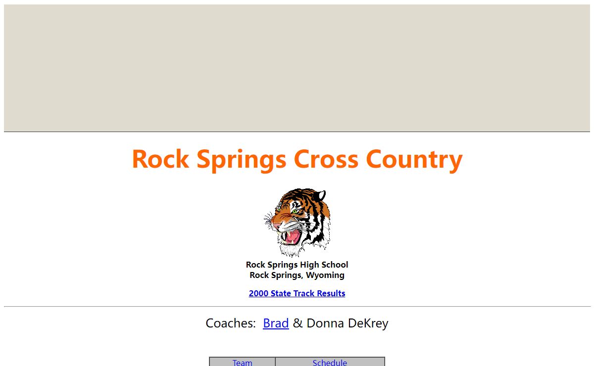 Rock Springs Cross Country
