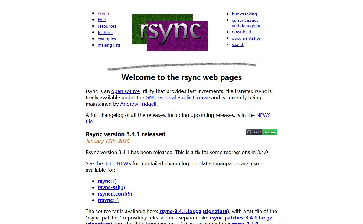 rsync