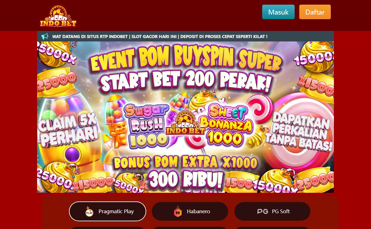 RTP Indobet : Info Bocoran RTP Slot Paling Gacor Jaminan Maxwin Hari ini