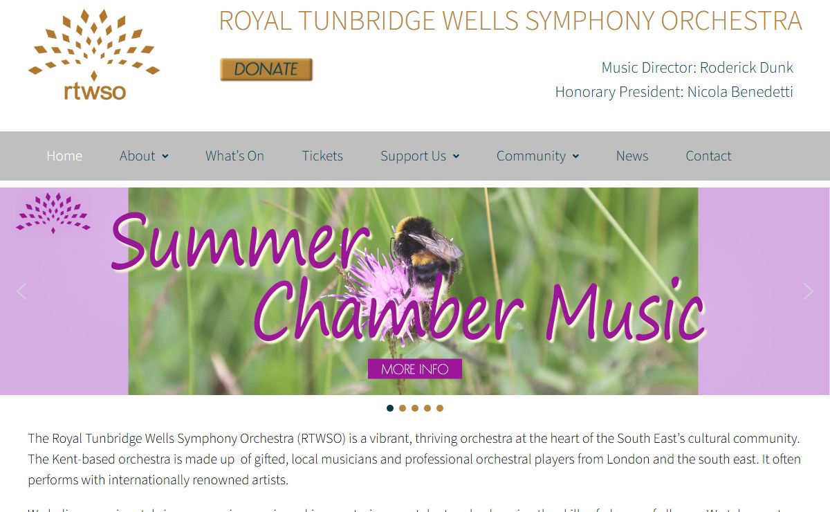 Royal Tunbridge Wells Symphony Orchestra – Royal Tunbridge Wells Symphony Orchestra at The Assembly Hall Theatre Tunbridge Wells TN1 2LU