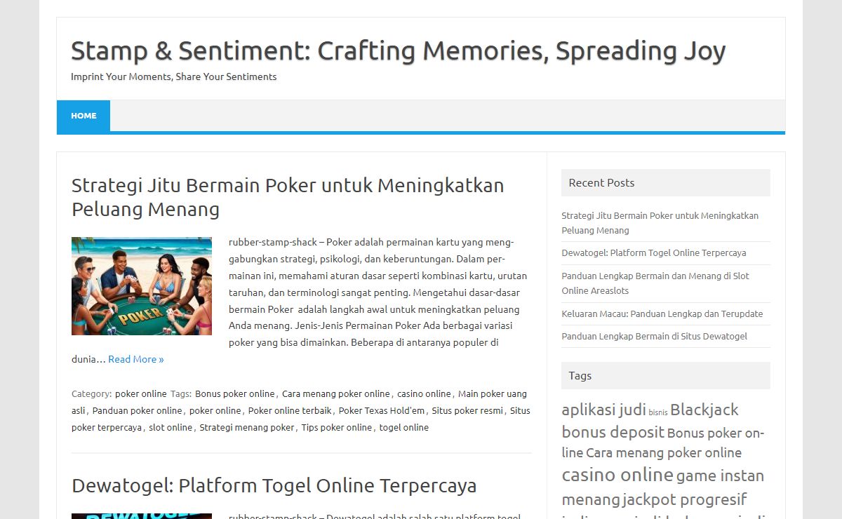 Stamp & Sentiment: Crafting Memories, Spreading Joy
