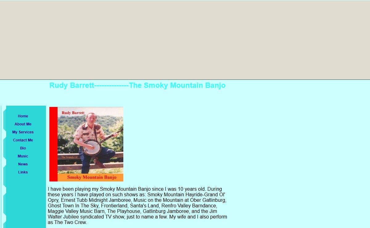 Rudy Barrett--------------The Smoky Mountain Banjo