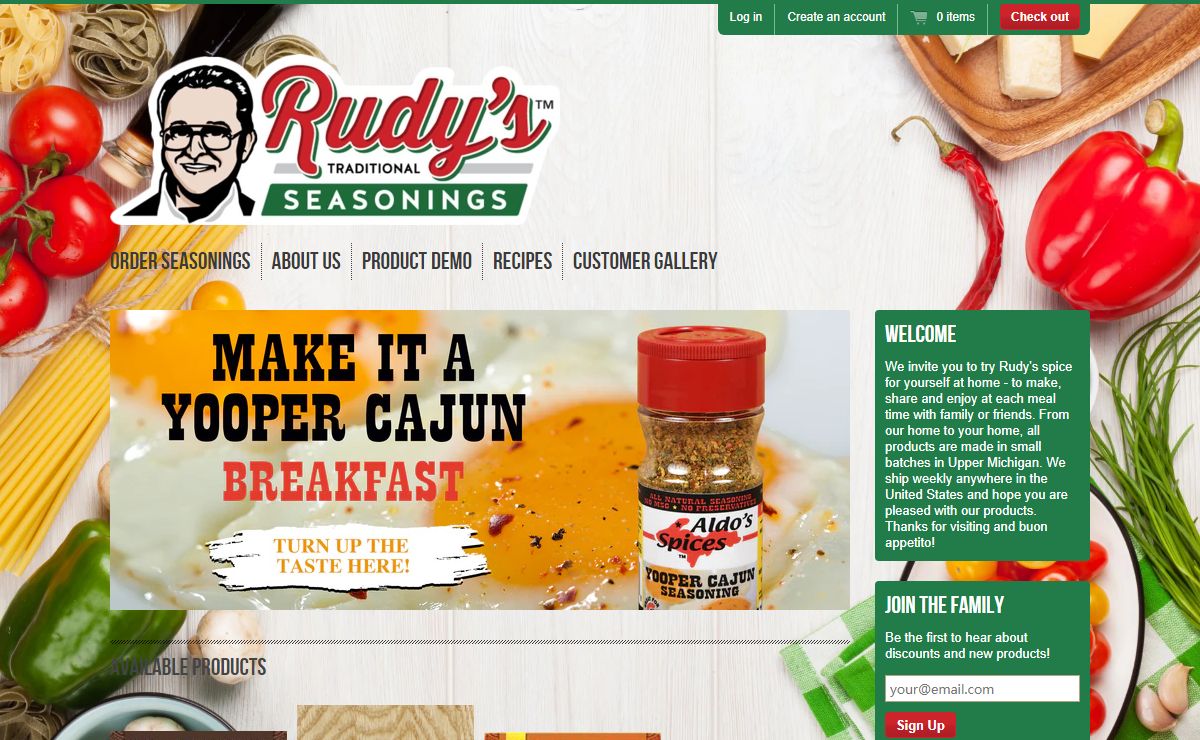 Rudy's Traditional Seasonings