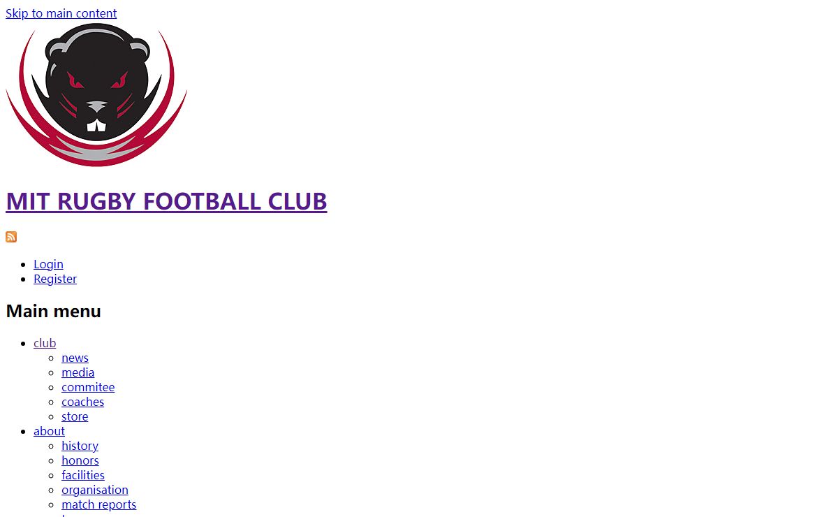 MIT RUGBY FOOTBALL CLUB