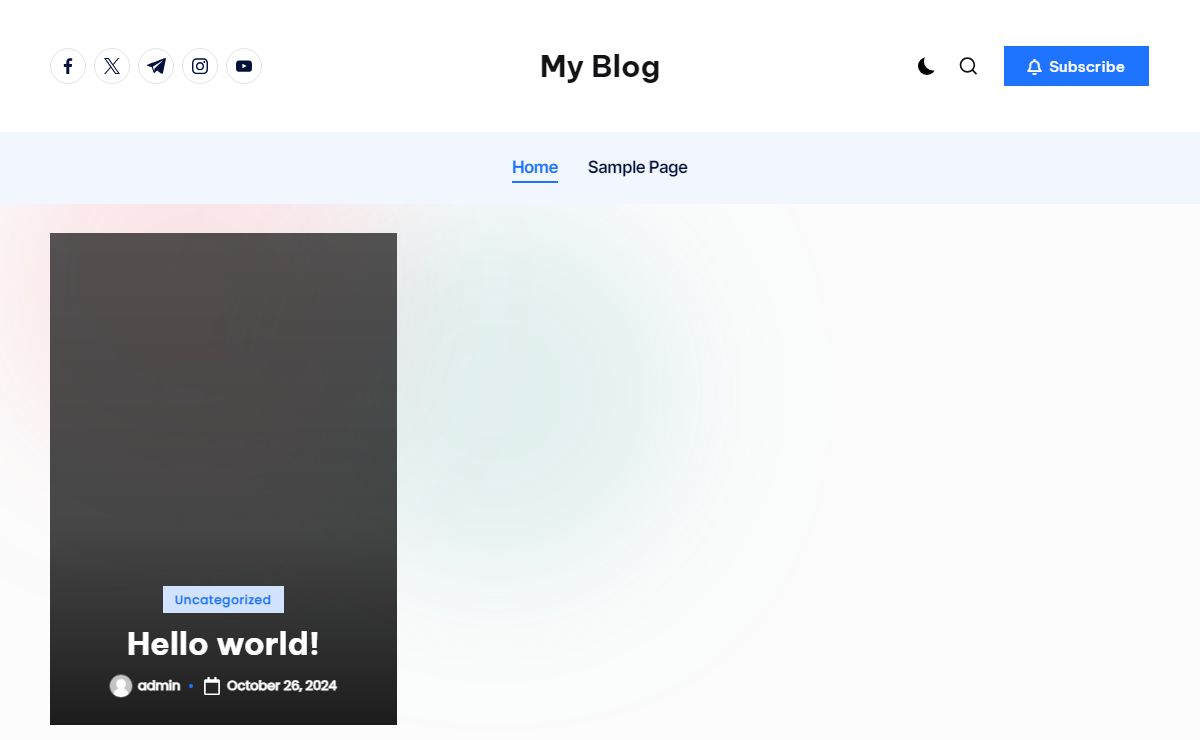 My Blog – My WordPress Blog