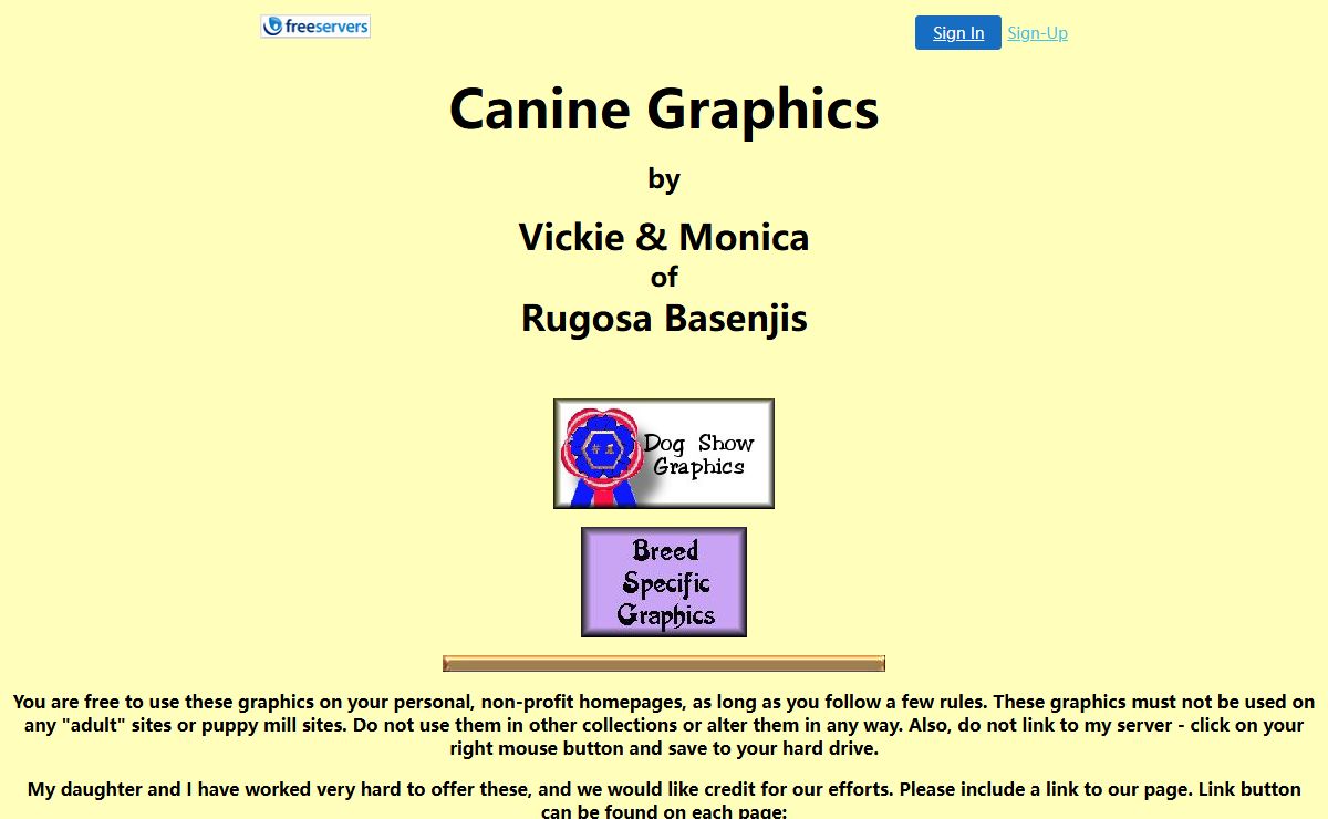 Canine Graphics by Rugosa Basenjis