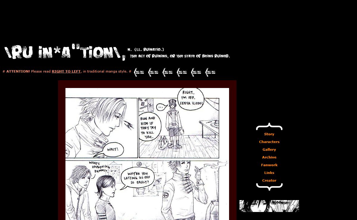 r u i n a t i o n - Tuesday , August 22 , 2006
