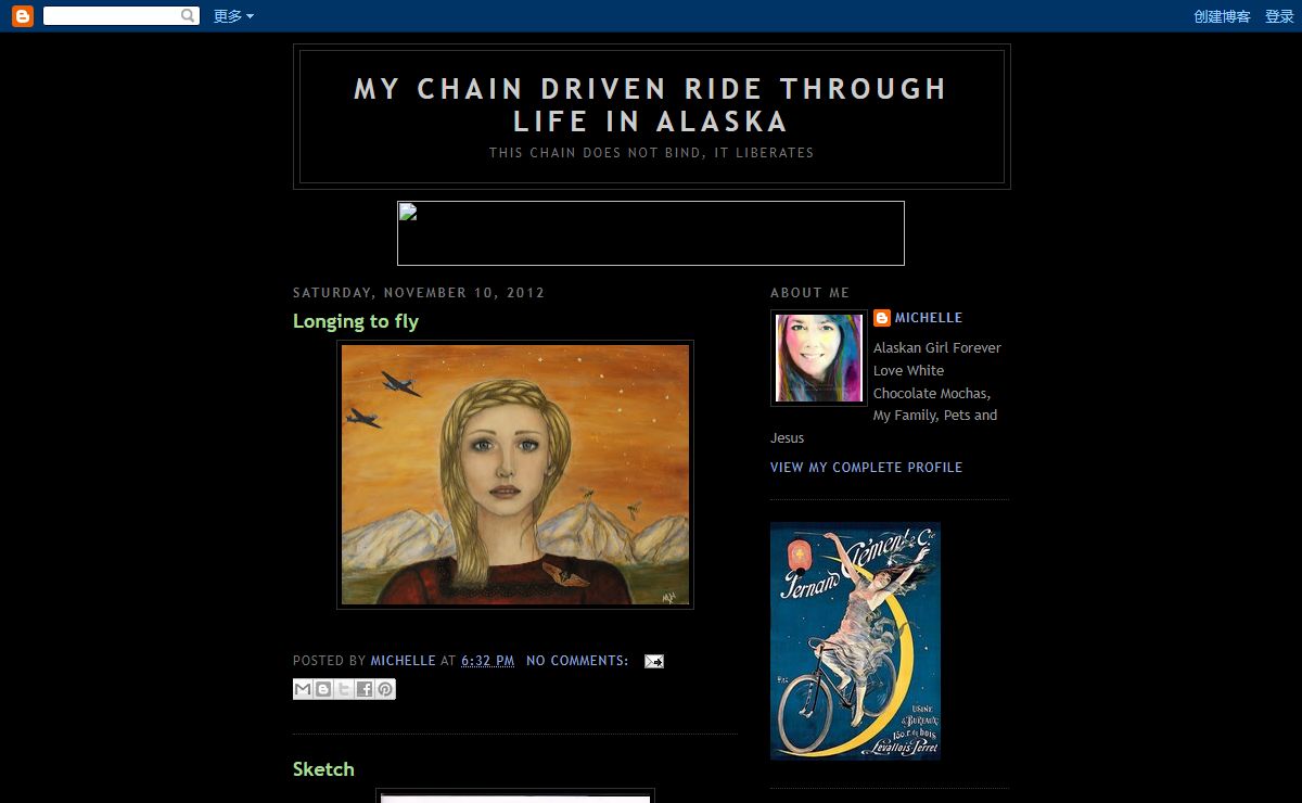 my CHAIN DRIVEN ride through life in Alaska