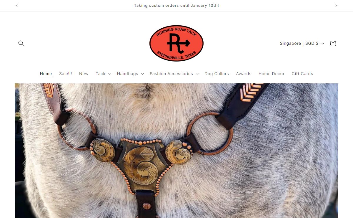 Running Roan Tack :: Handmade in the Cowboy Capital :: Tack, Handbags