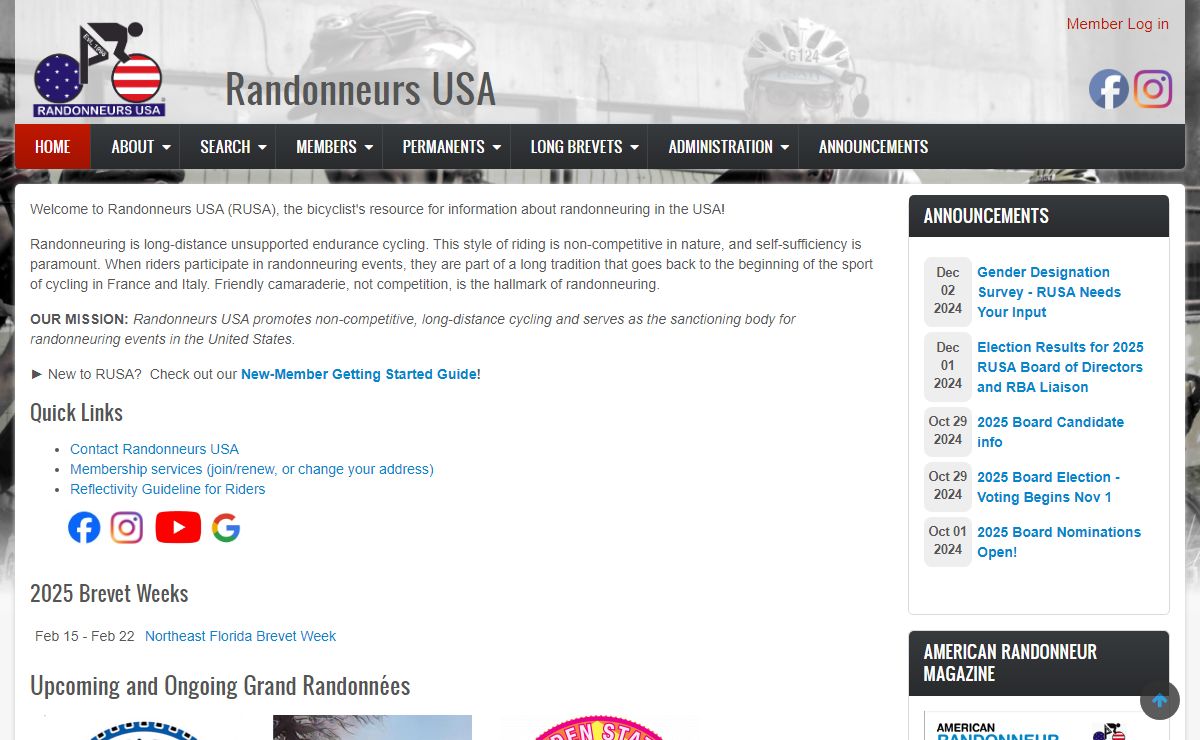 Randonneurs USA | Randonneurs USA