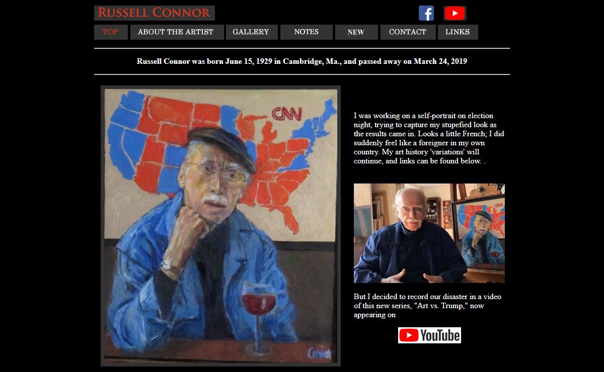 Russell Connor, Artist: Masters in Pieces