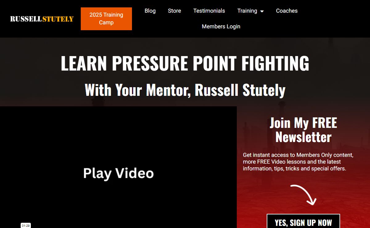 Learn Pressure Point Fighting With Russell Stutely - Russell Stutely