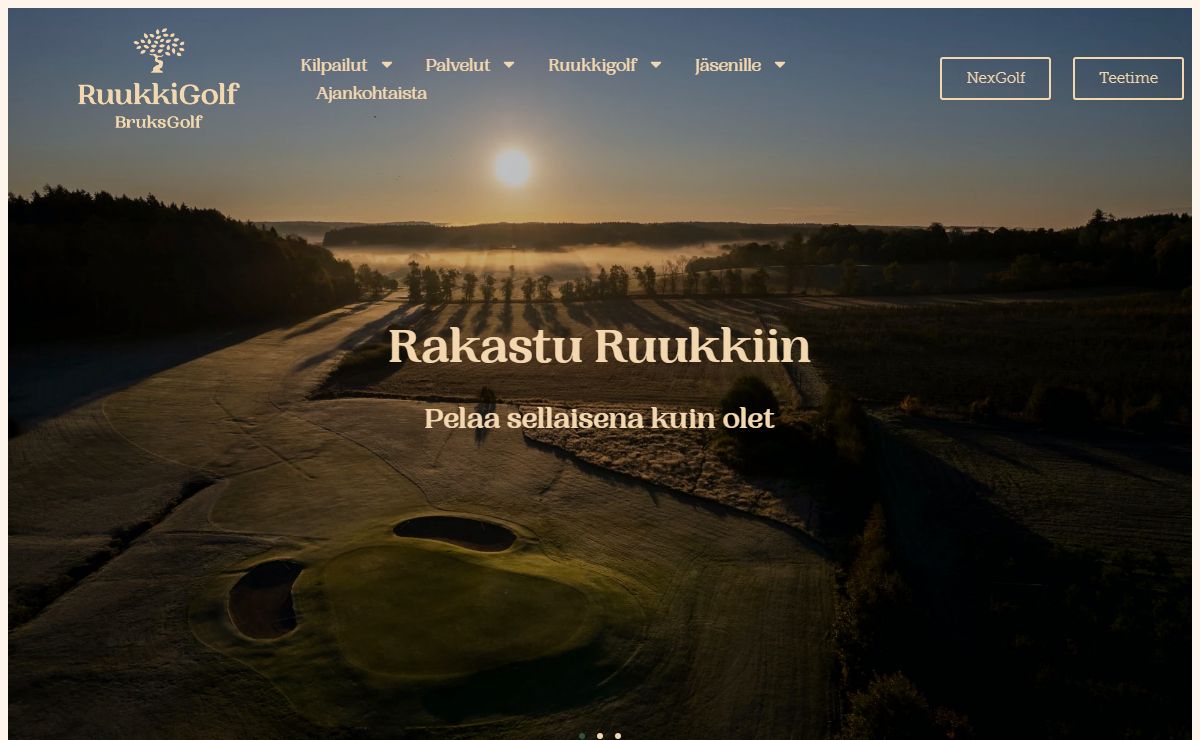 Etusivu - Ruukkigolf - Pelaa sellaisena kuin olet