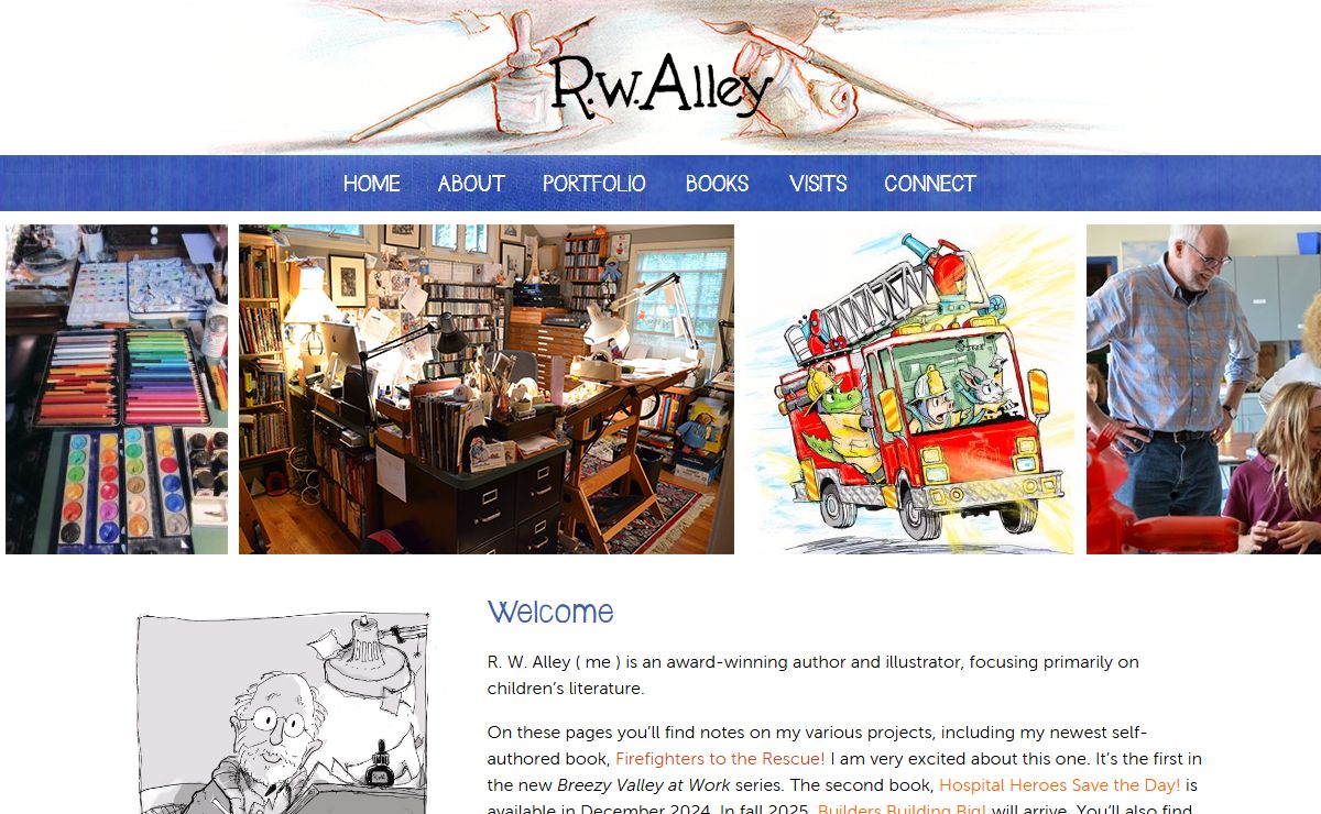 R.W. Alley, author and illustrator