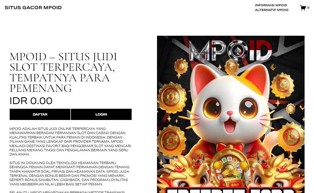 MPOID – Situs Judi Slot Terpercaya, Tempatnya Para Pemenang