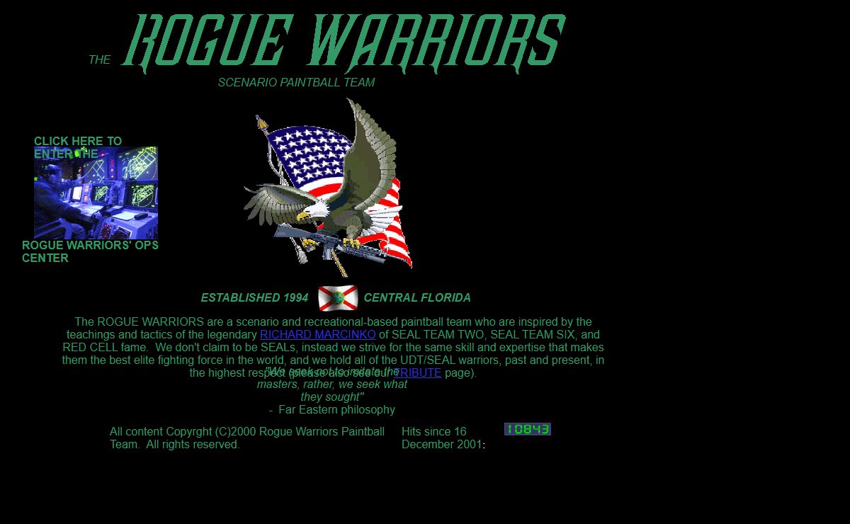 Rogue Warriors Paintball Team