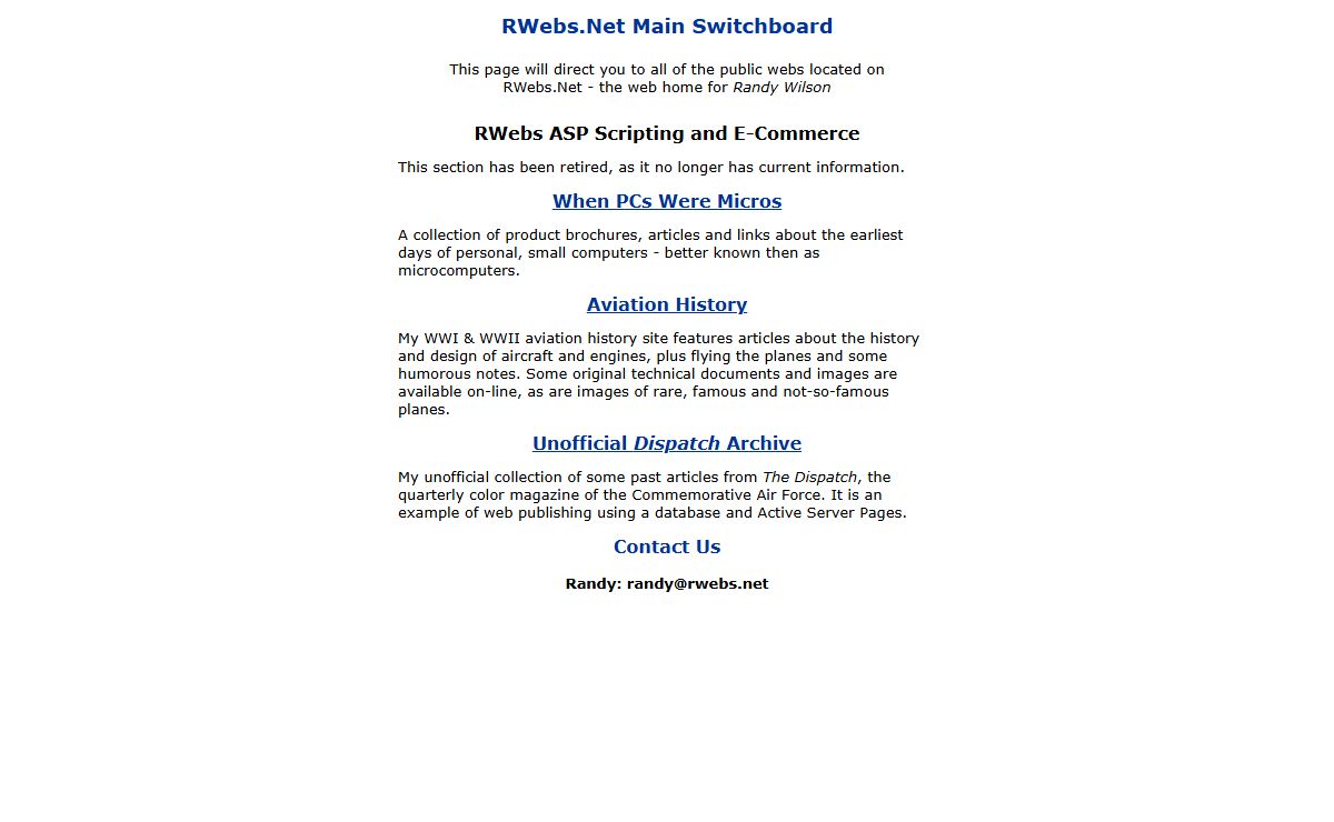 RWebs.Net - Home of RWebs Consulting and More