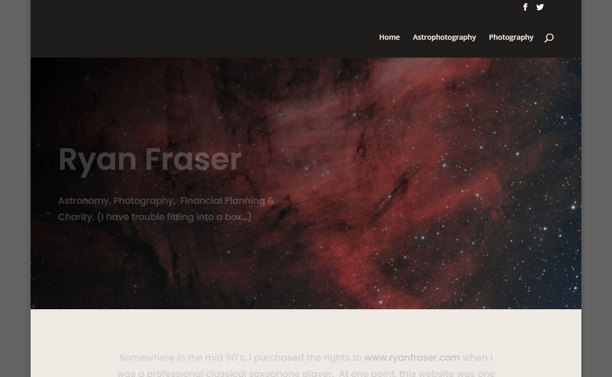 Personal Website of Ryan Fraser