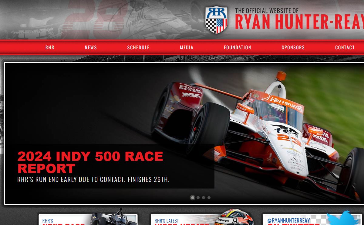 The Official Website of Ryan Hunter-Reay - IndyCar Champion - Indy 500 Winner - Motorsports Driver