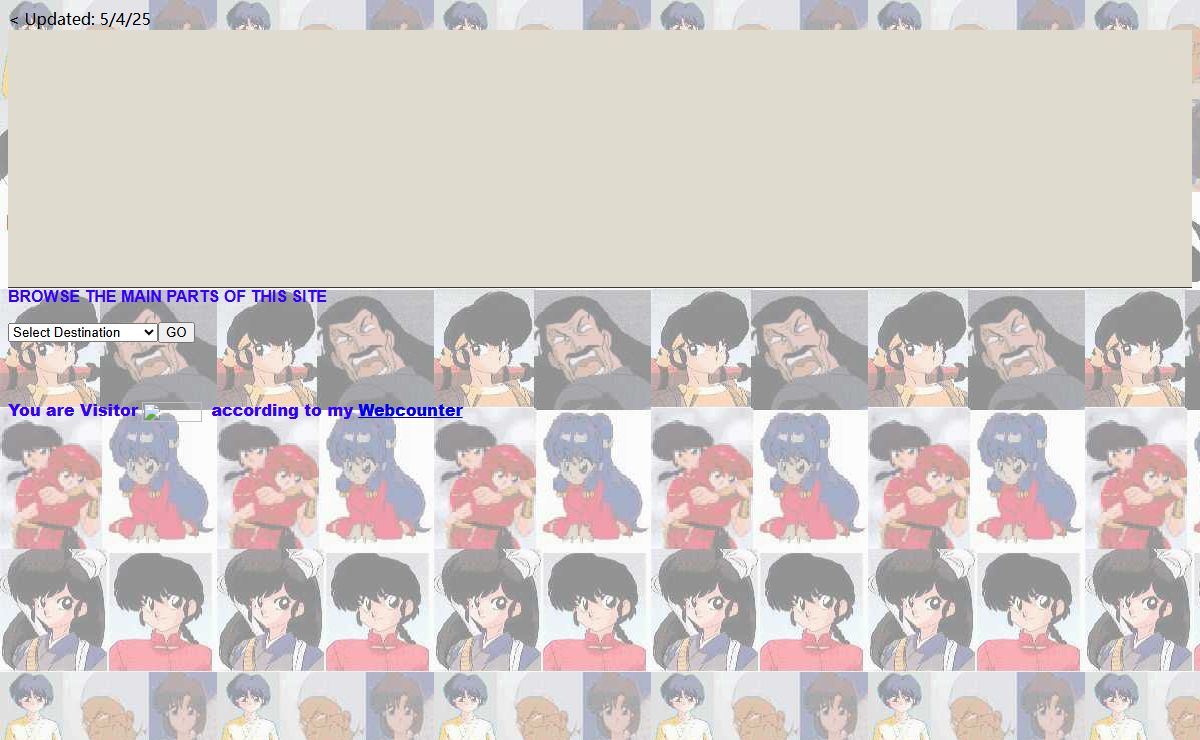 Ryoga Hibiki's Awesome Ranma Webpage