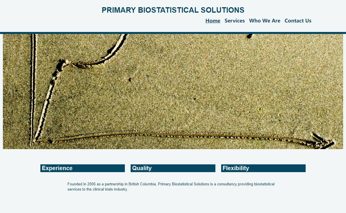 Primary Biostatistical Solutions - Home