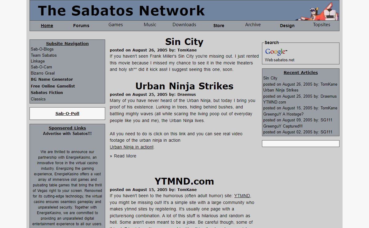 The Sabatos Network