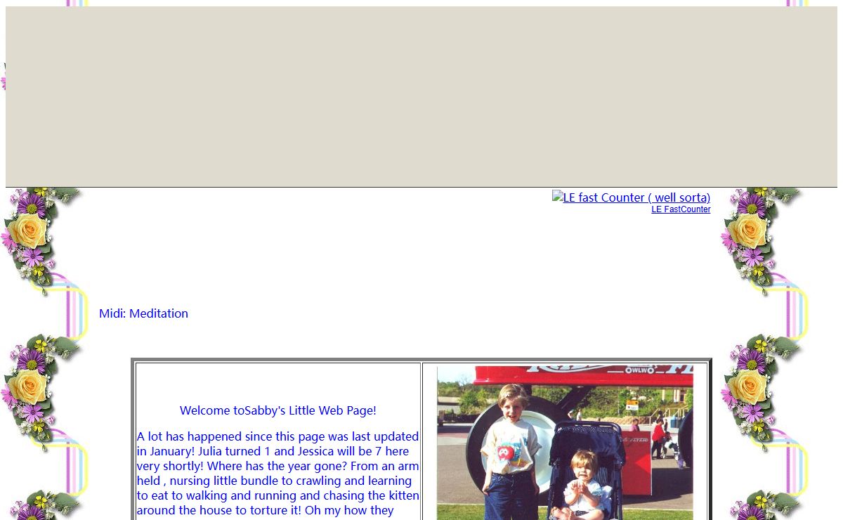 SabbyJ's Home on the web