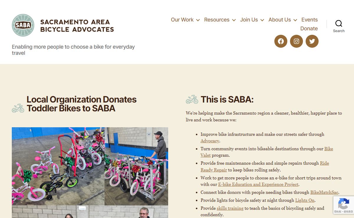 Sacramento Area Bicycle Advocates - Enabling more people to choose a bike for everyday travel