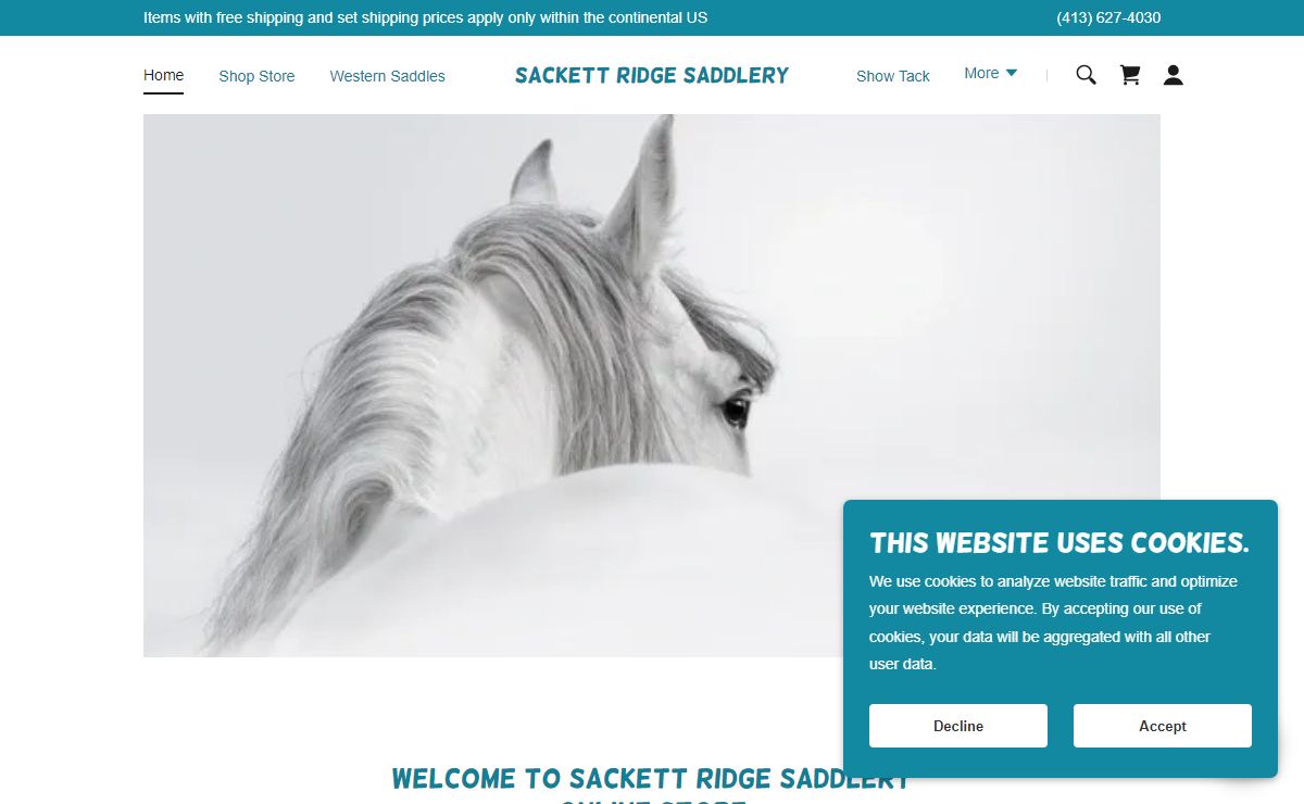 Sackett Ridge Saddlery - Tack Shop, Online Store
