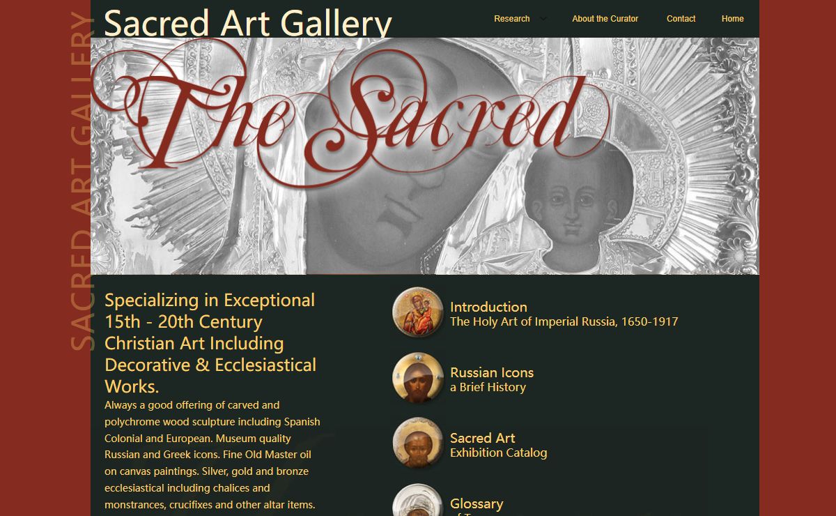 Sacred Art Gallery home