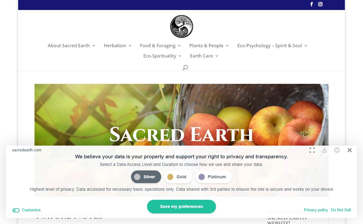 Sacred Earth - exploring nature, culture and all things herbal - Sacred Earth
