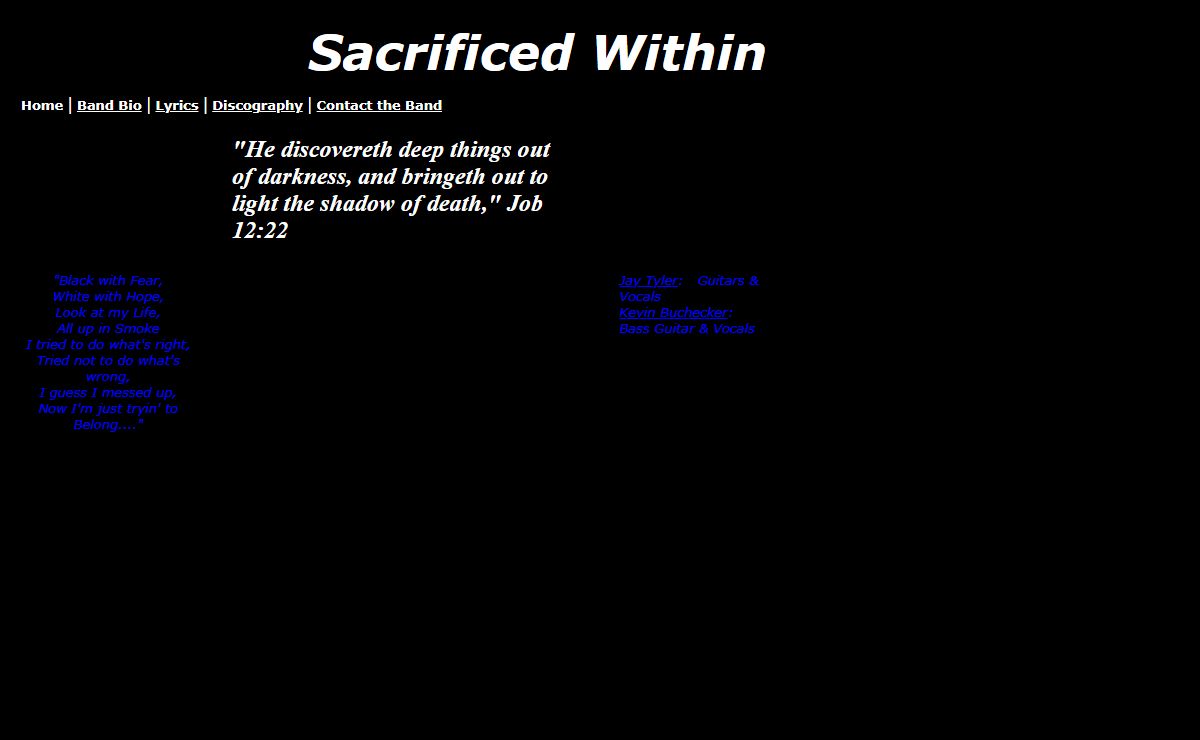 Sacrificed Within