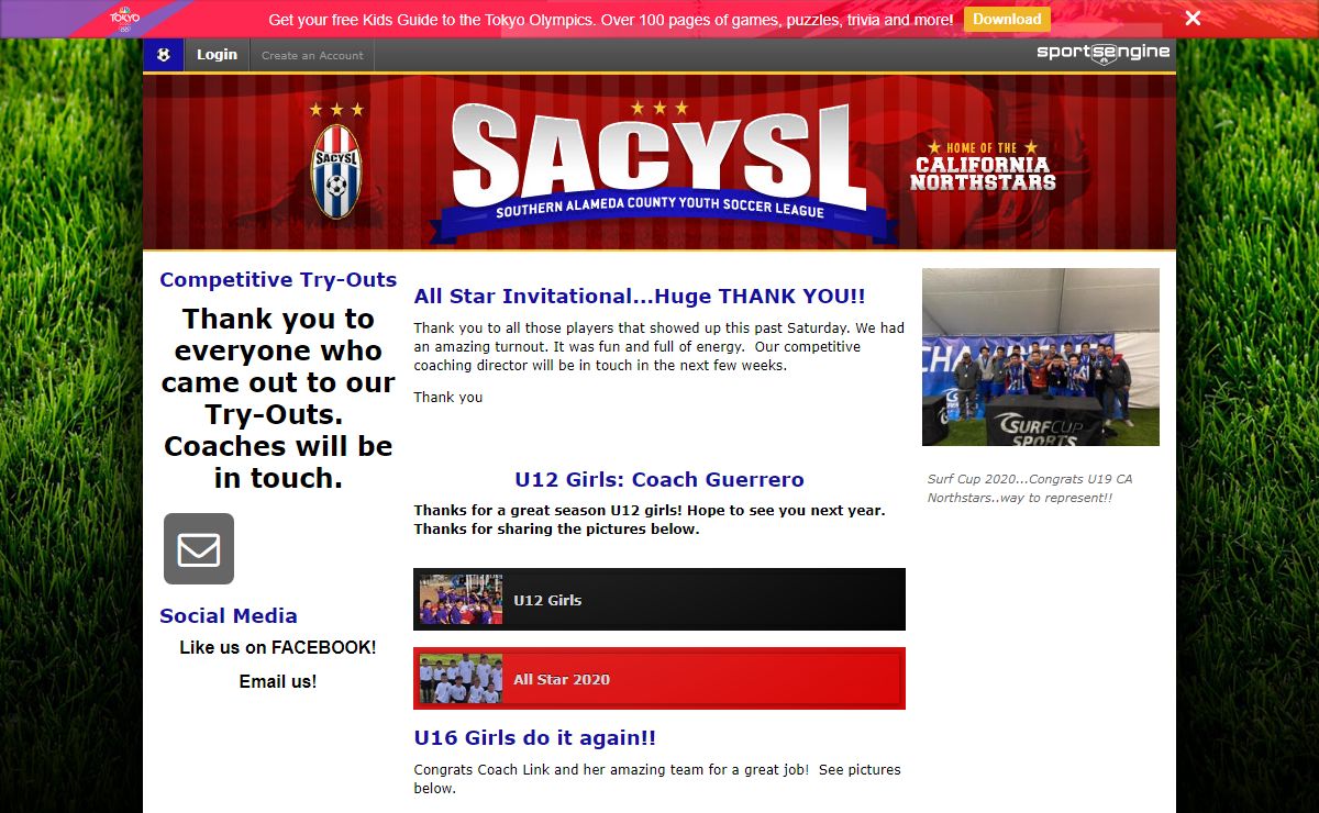 Southern Alameda County Youth Soccer League