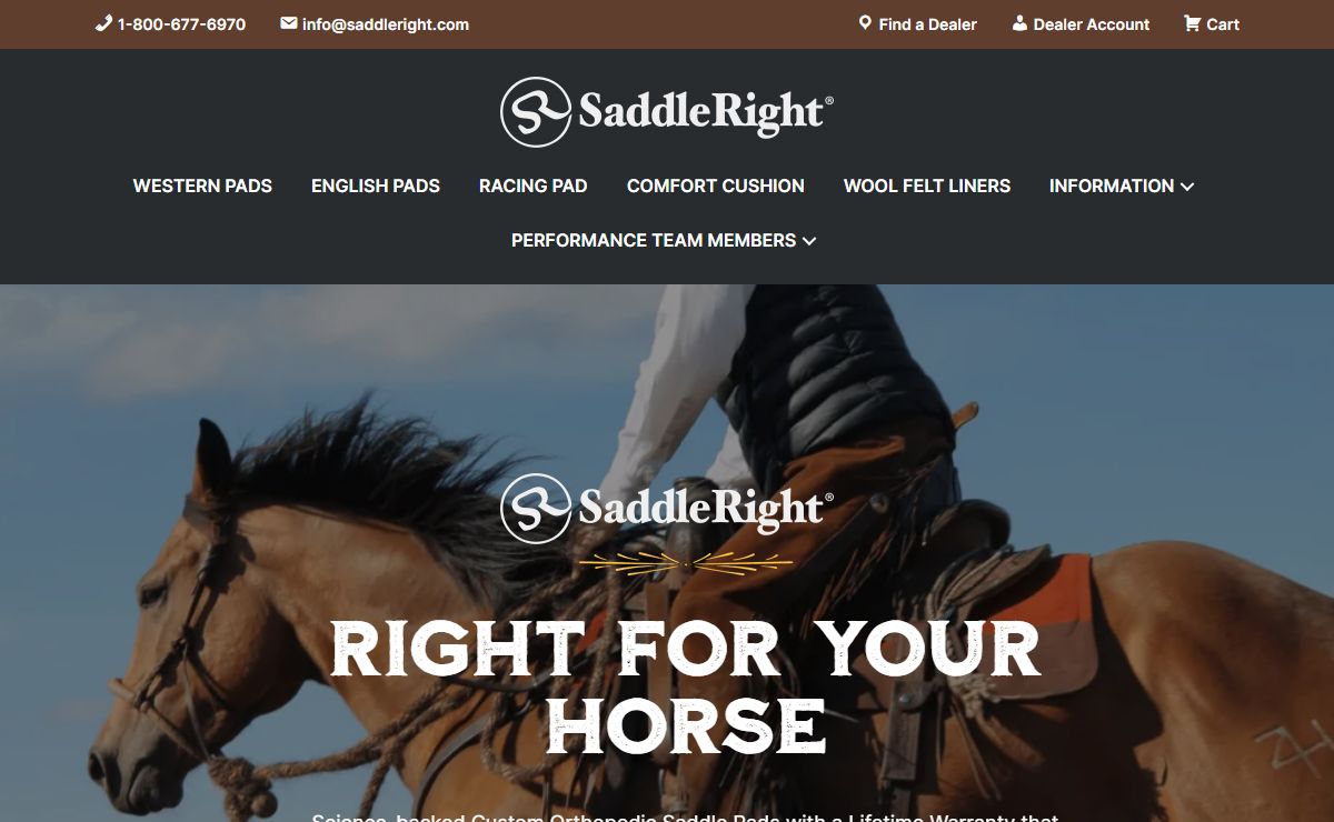 Home - Saddle Right