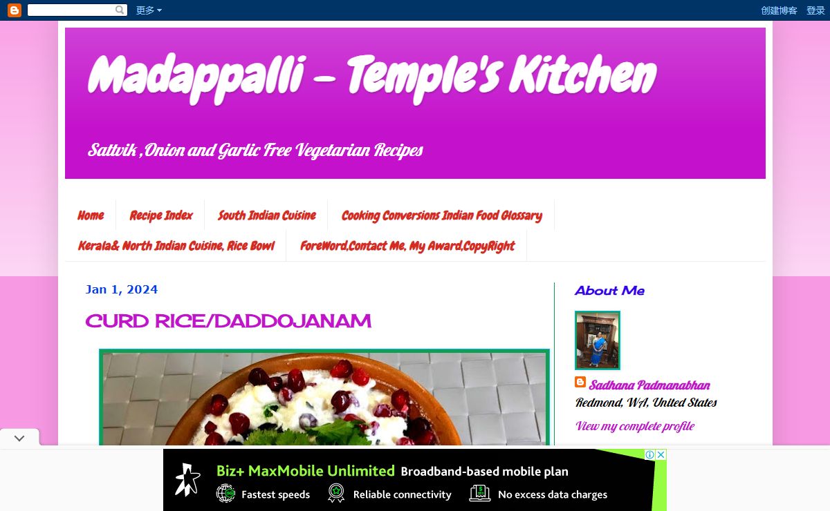 Madappalli - Temple's Kitchen