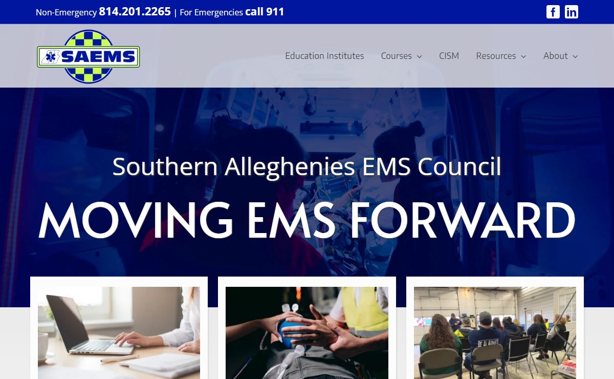 SAEMS | Southern Alleghenies EMS Council | Altoona, PA