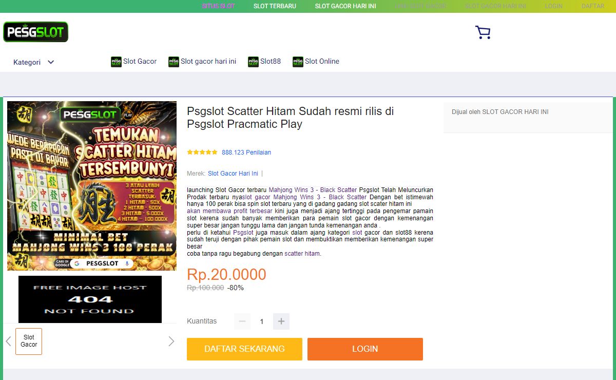 Psgslot Scatter Hitam Sudah resmi rilis di Psgslot Pracmatic Play