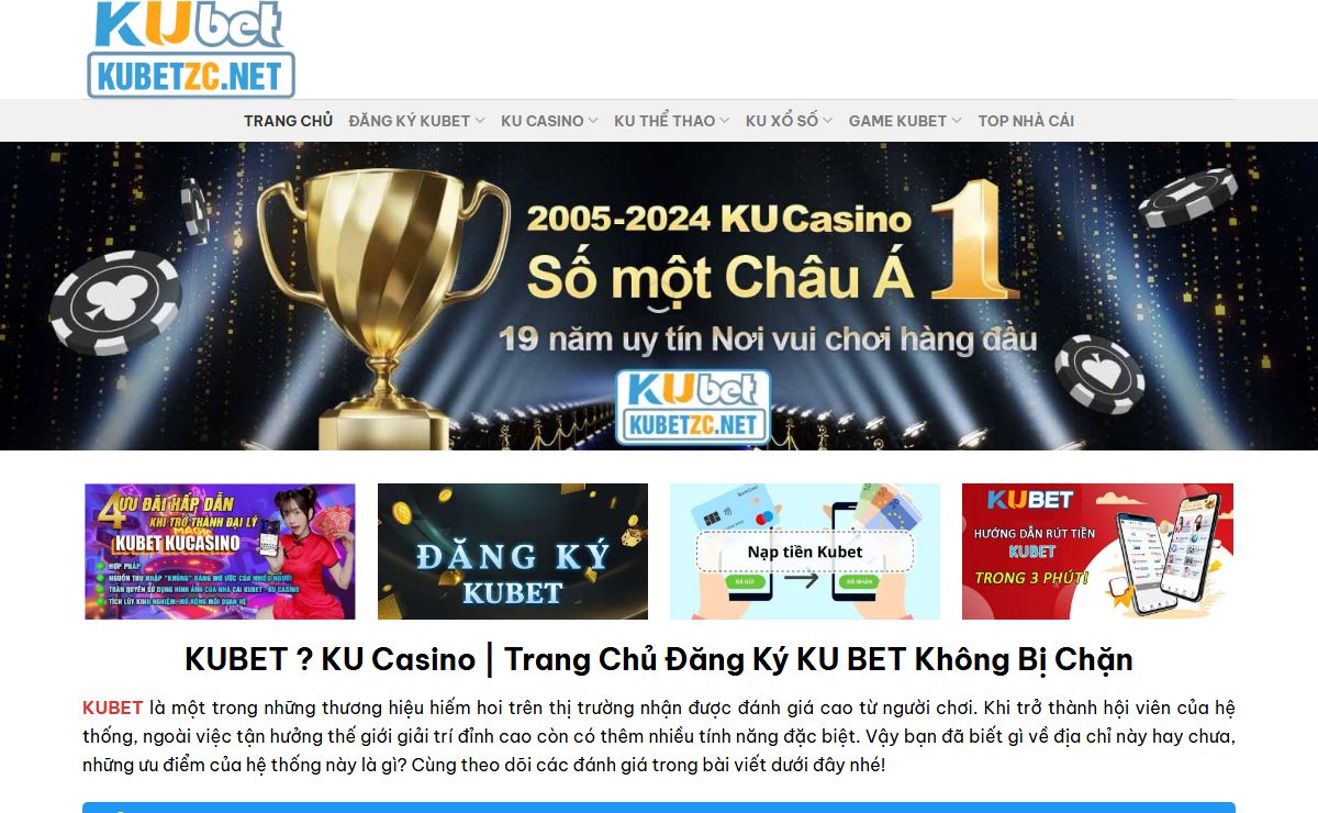 KUBET | KUBET.COM - Trang Chủ KU BET [Mới Nhất] - Tặng 888K