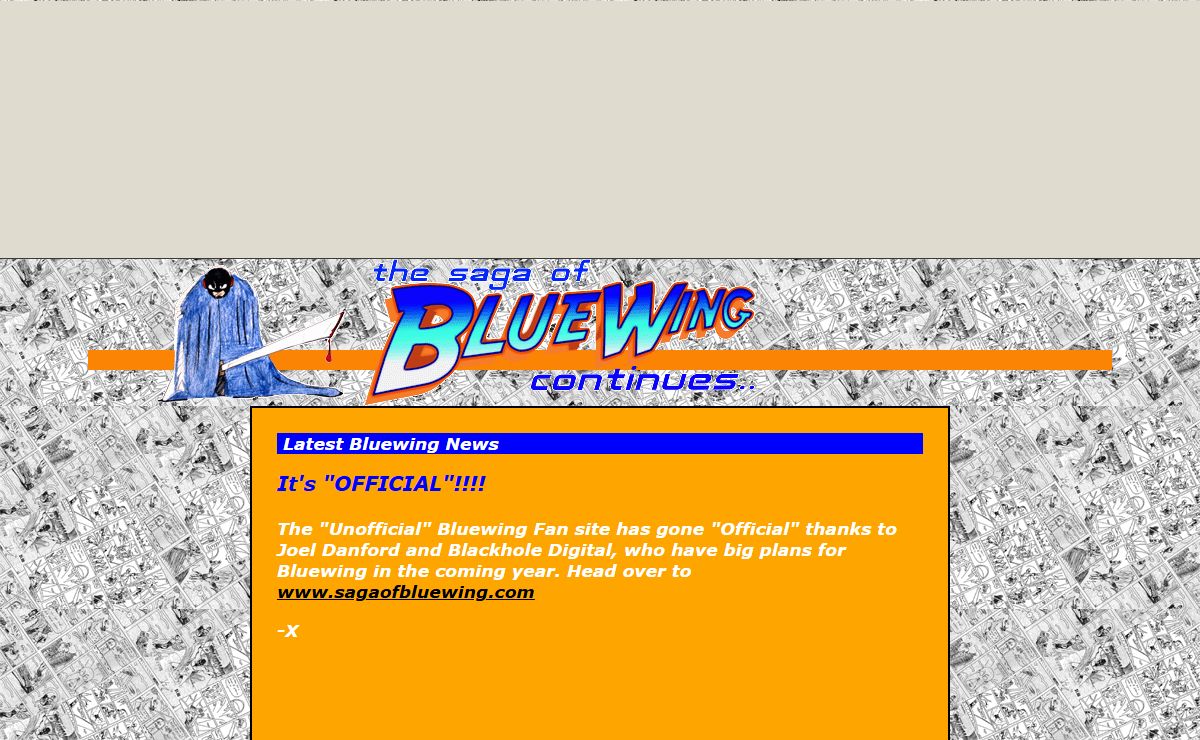 the Saga of Bluewing continues