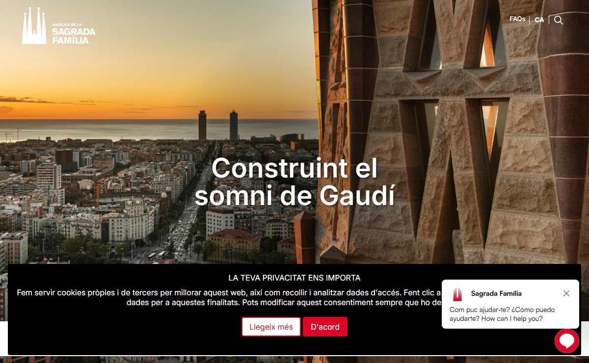 Sagrada Família: Proveïdors oficials d'entrades - Sagrada Familia