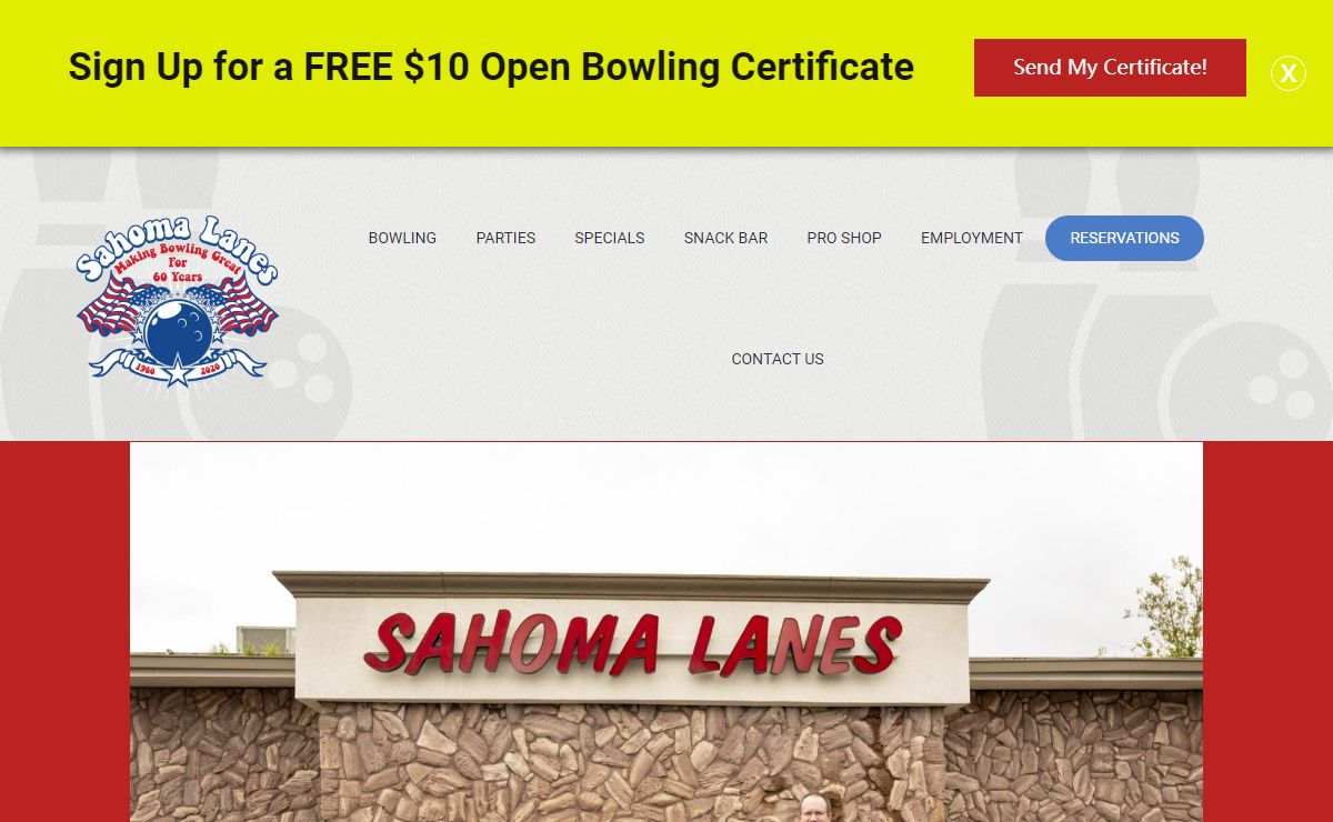 Bowling Alley | Family Fun | Sahoma Lanes | Sapulpa, OK