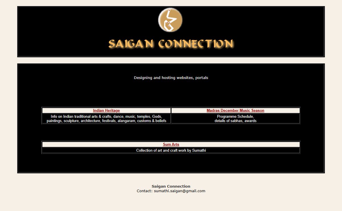 Saigan Connection - Indian business and art centres