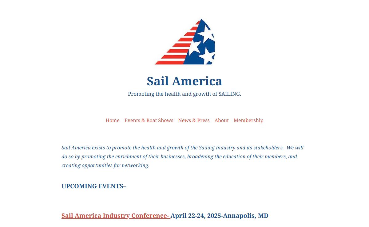 Sail America – Promoting the health and growth of SAILING.