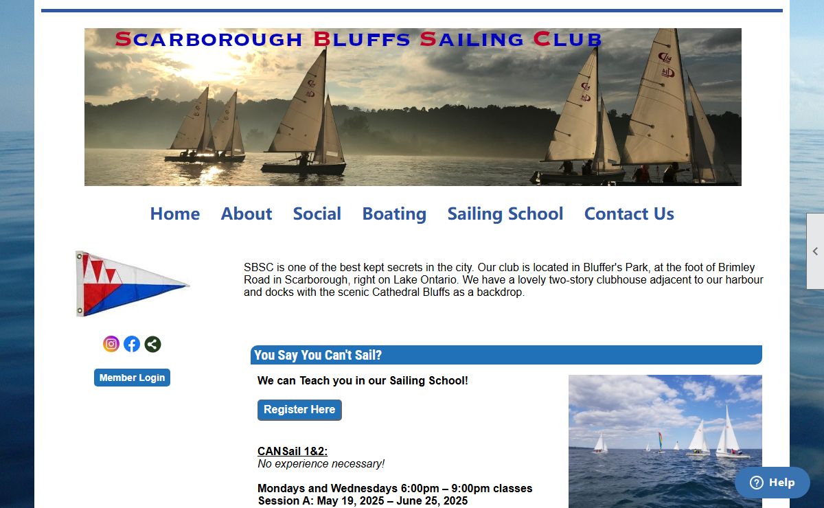 Home - Scarborough Bluffs Sailing Club