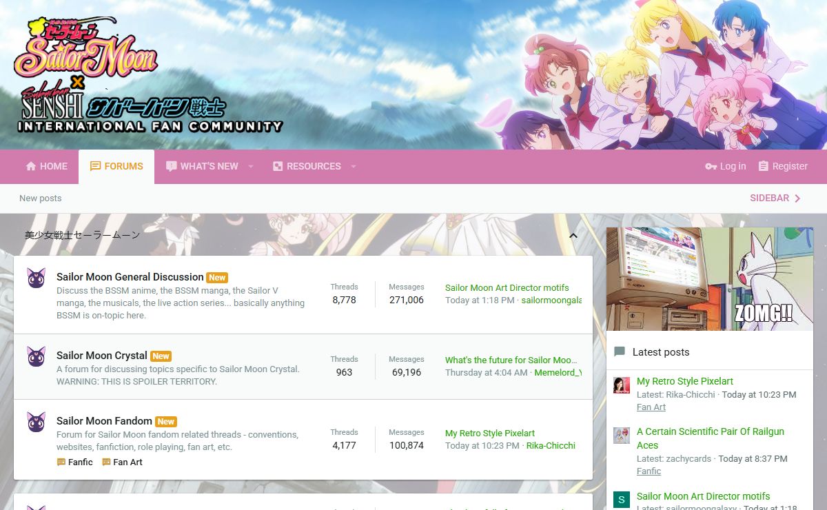 Sailor Moon x Suburban Senshi Forums