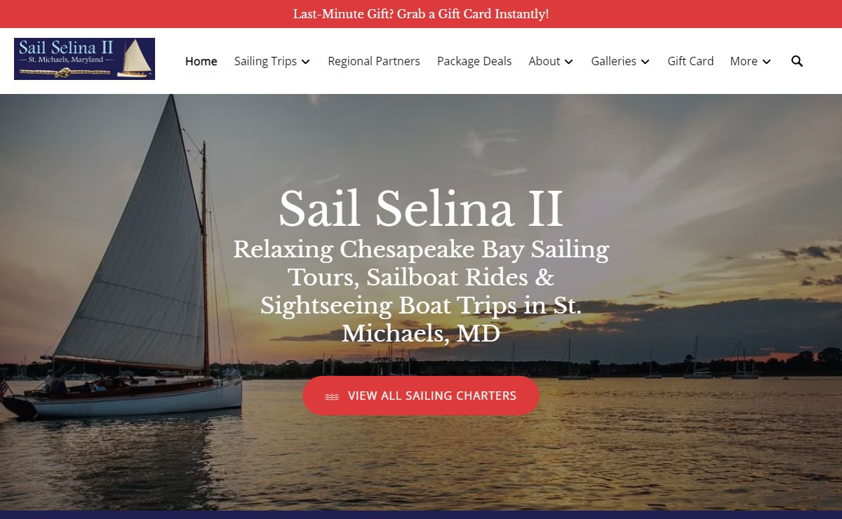 Sail Selina II | Chesapeake Bay Sailing Charters St. Michaels, MD