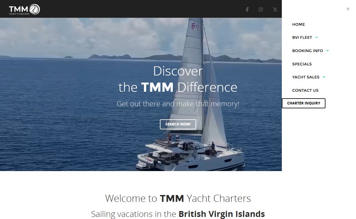 TMM Yacht Charters | British Virgin Islands | Sailing Vacations