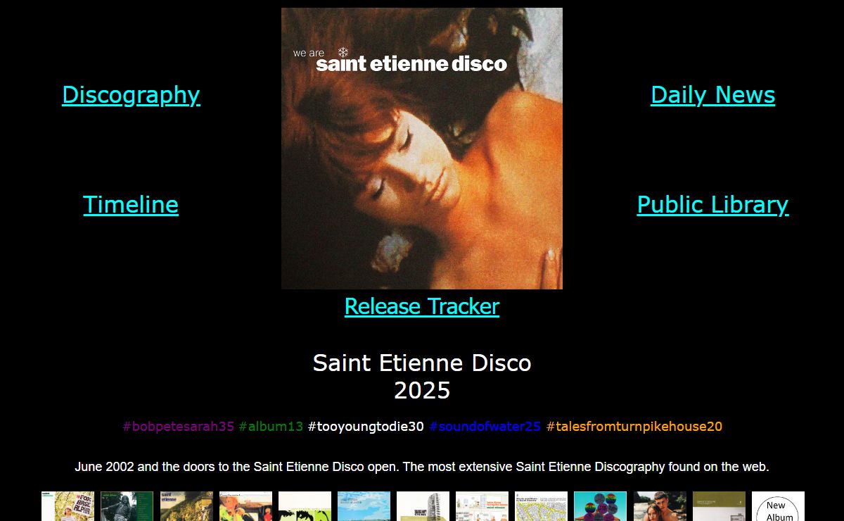 Saint Etienne Discography