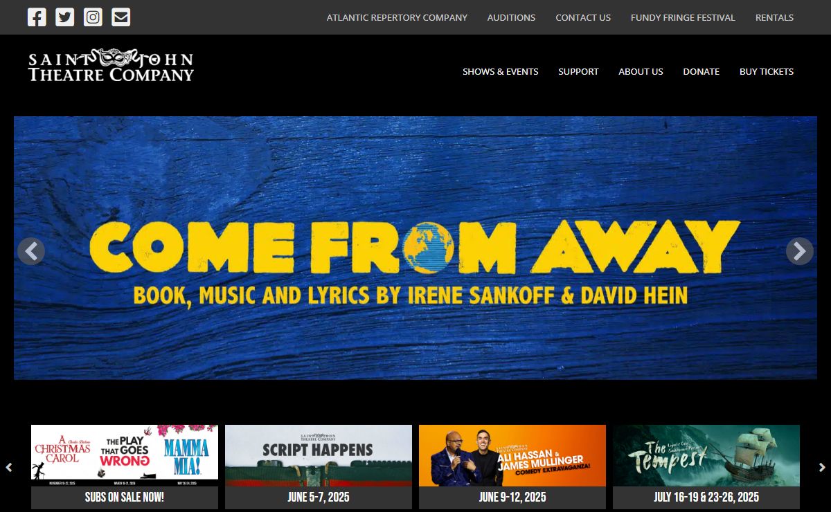 Home - Saint John Theatre Company